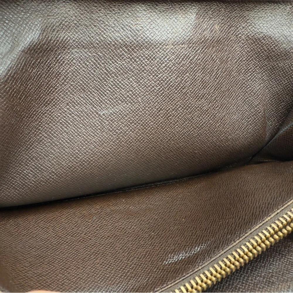 Louis Vuitton Portefeuille Sarah Damier Wallet Ebene Brown | Women’s | Used |